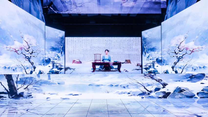 網(wǎng)易云音樂(lè)與小冰公司推出虛擬歌手陳水若演唱《風(fēng)雪千千》。主辦方供圖